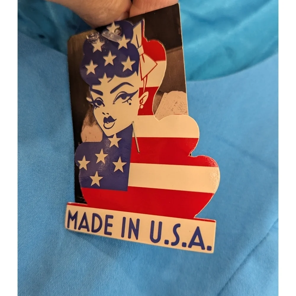 NWT Mary Blair Pinup Couture Bon Voyage Planes Dress Size Small - Picture 4 of 8